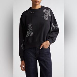 Cinq à Sept Brandy Mini Paisley Sweatshirt